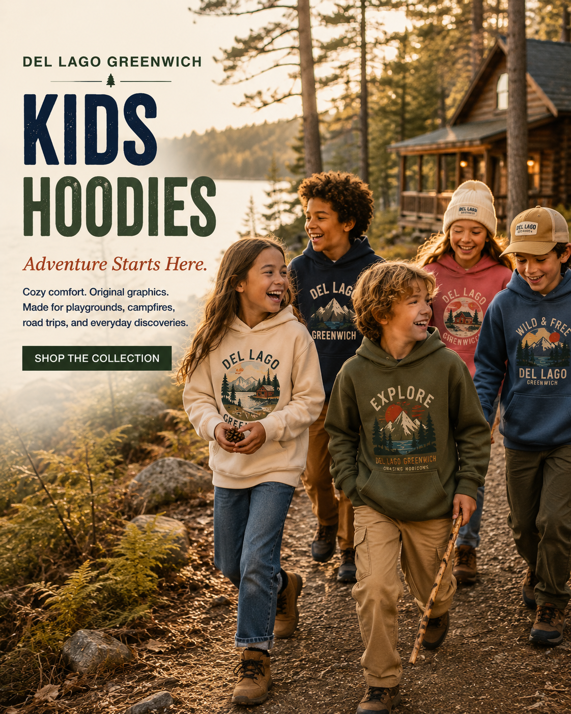 Sweatshirts/Kids - Del Lago Greenwich