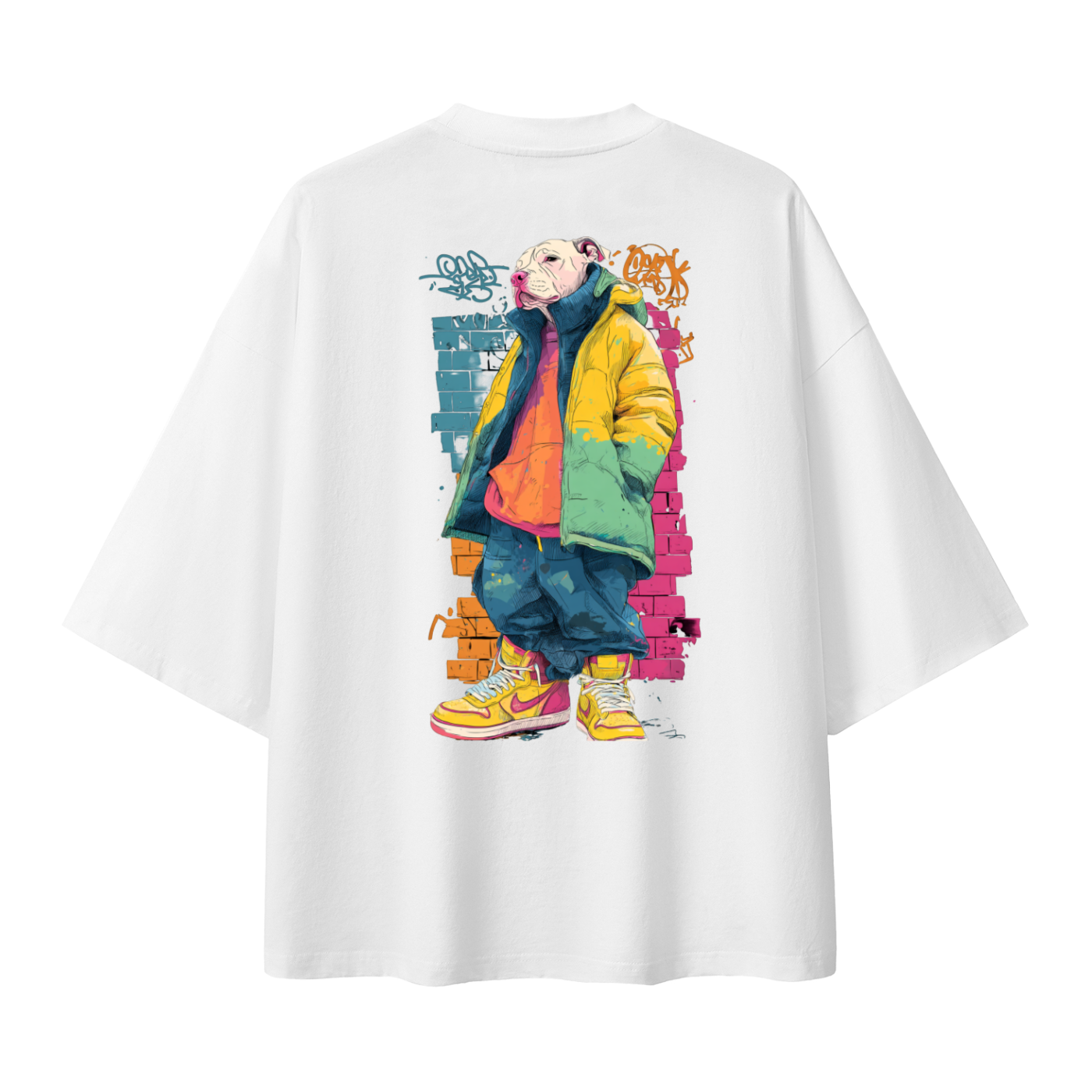 Street Dog Oversized Graphic Tee Drop Shoulder