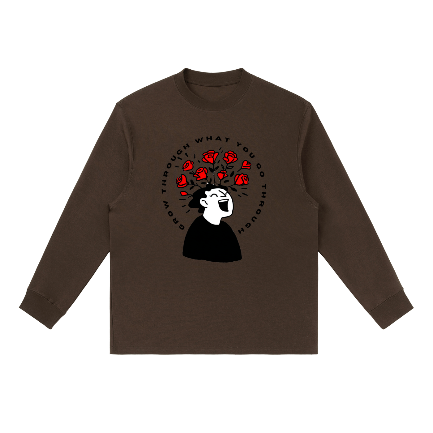 Grow Through Long Sleeve Tee