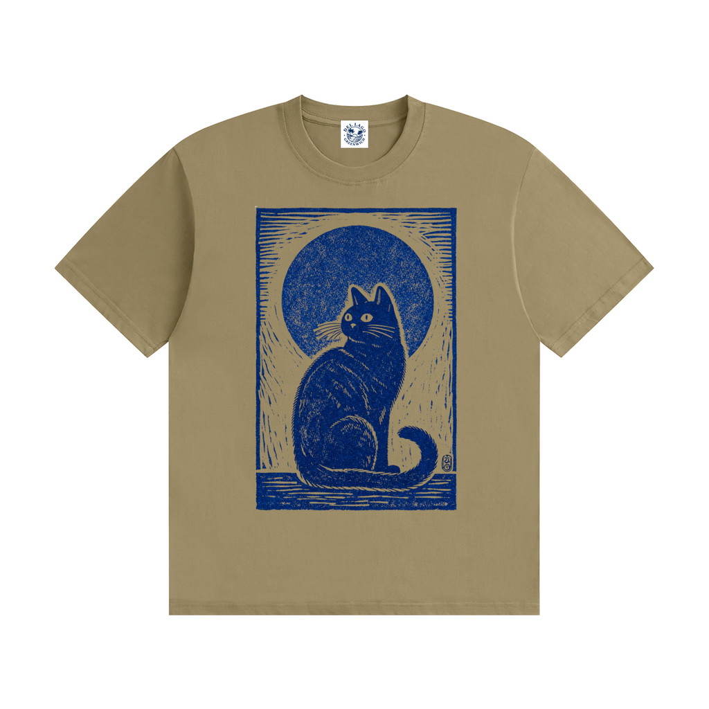 Midnight Cat Graphic Tee