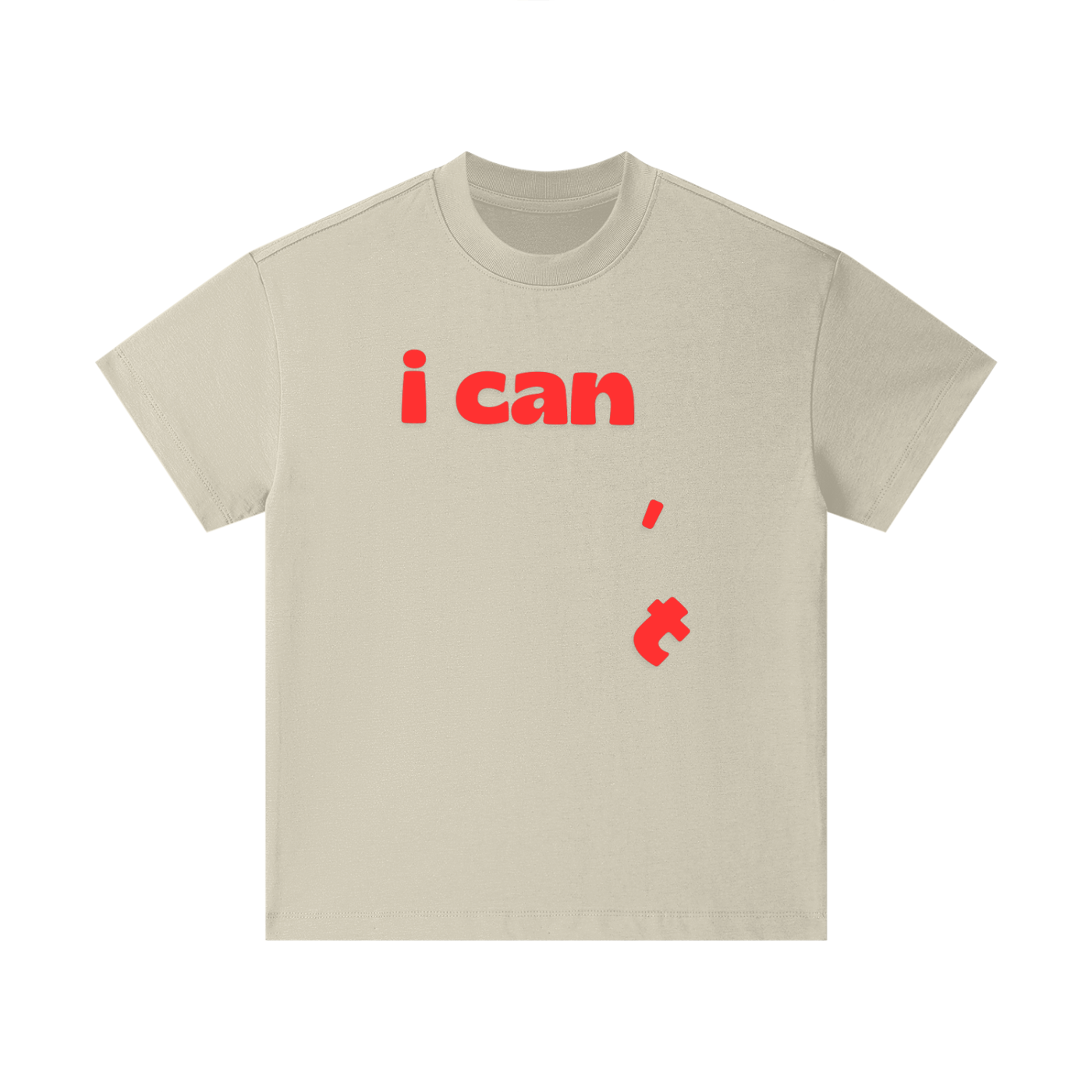 Motivational I Can graphic printed on cotton kids t-shirt