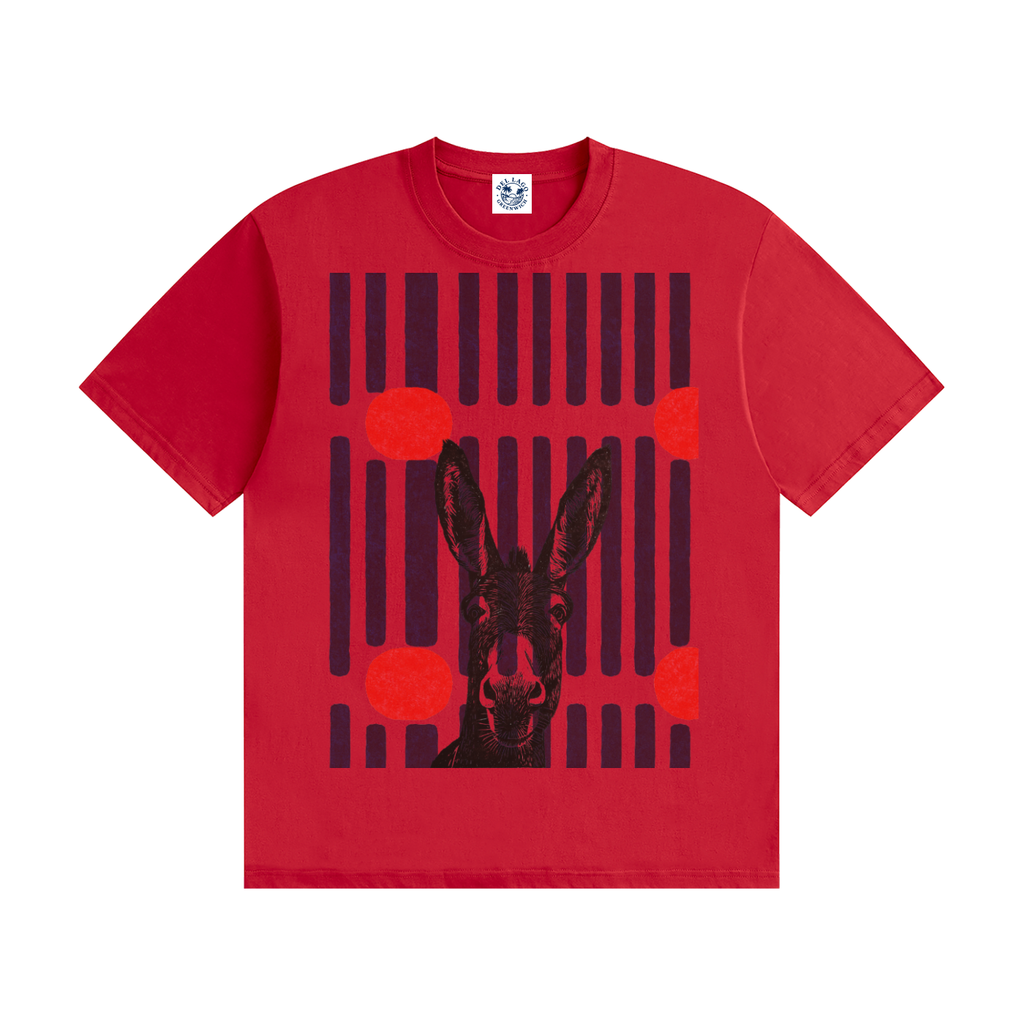 Donkey Grid Graphic Tee