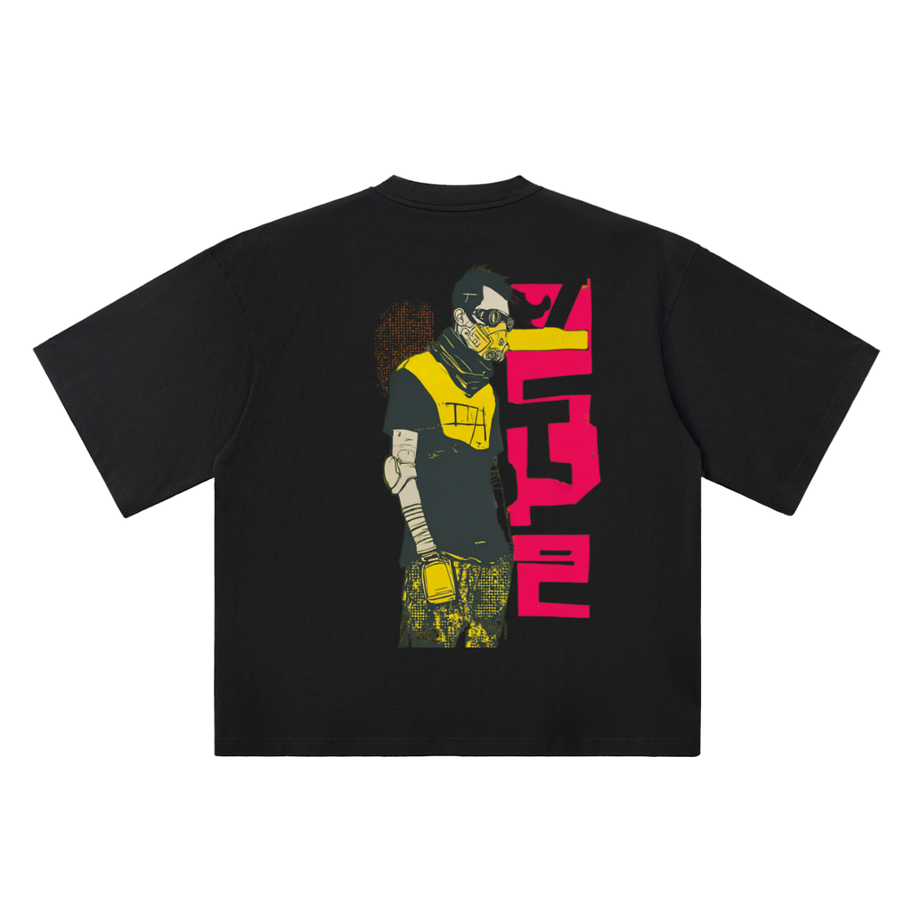 Cyber Street Oversized Graphic Tee