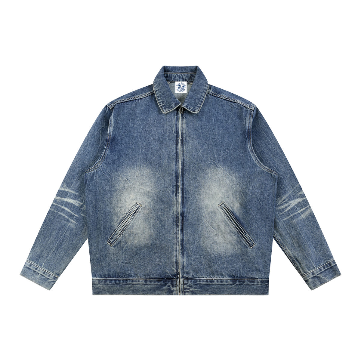Little Trouble Denim Zip-up Jacket