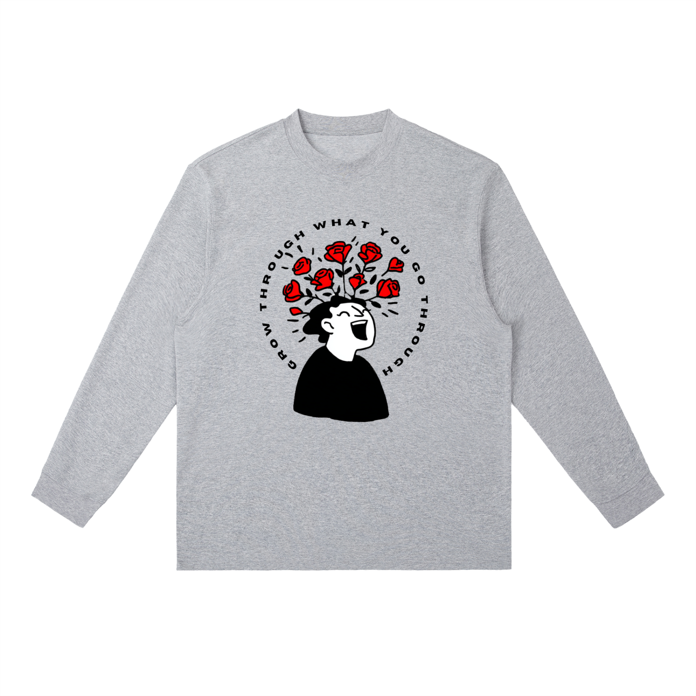 Grow Through Long Sleeve Tee