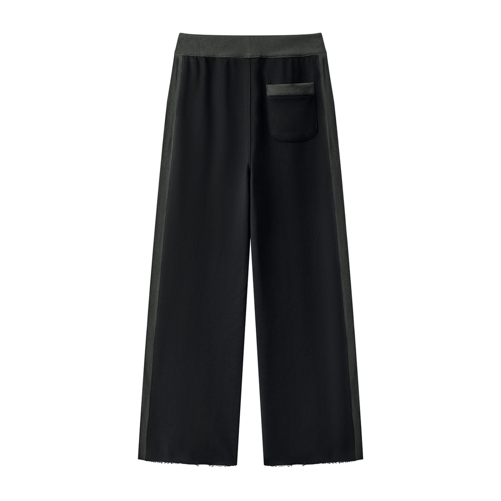 DLG Raw-Hem Wide-Leg Sweatpants