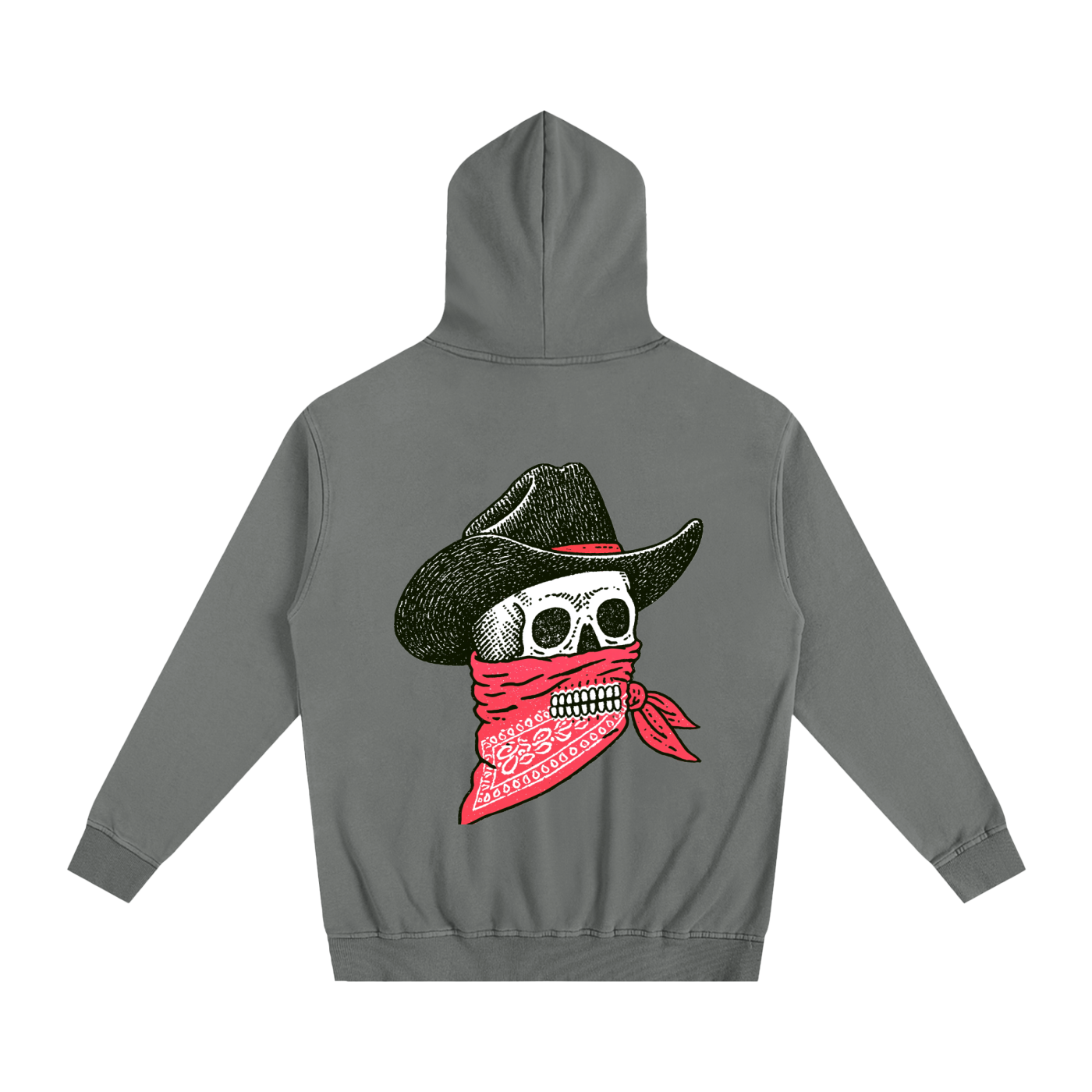 Outlaw Skull Graphic Hoodie
