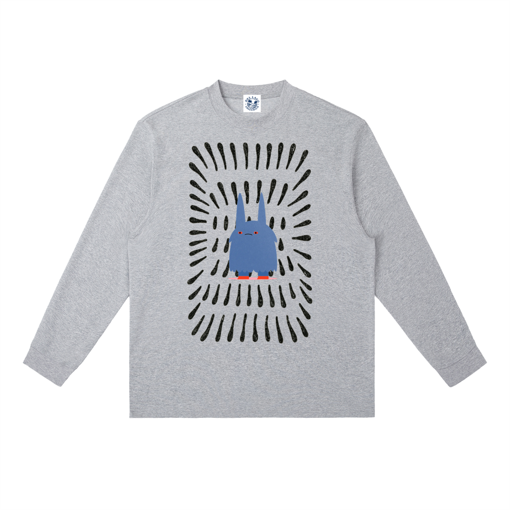 Little Blue Creature Long Sleeve Tee