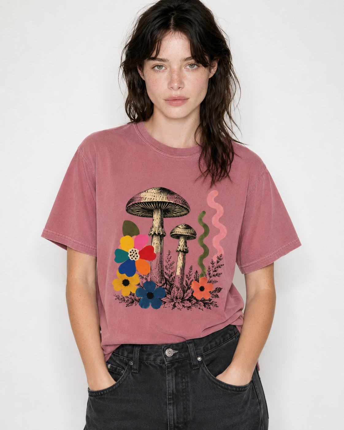 Oddly Mushroom Garden Tee
