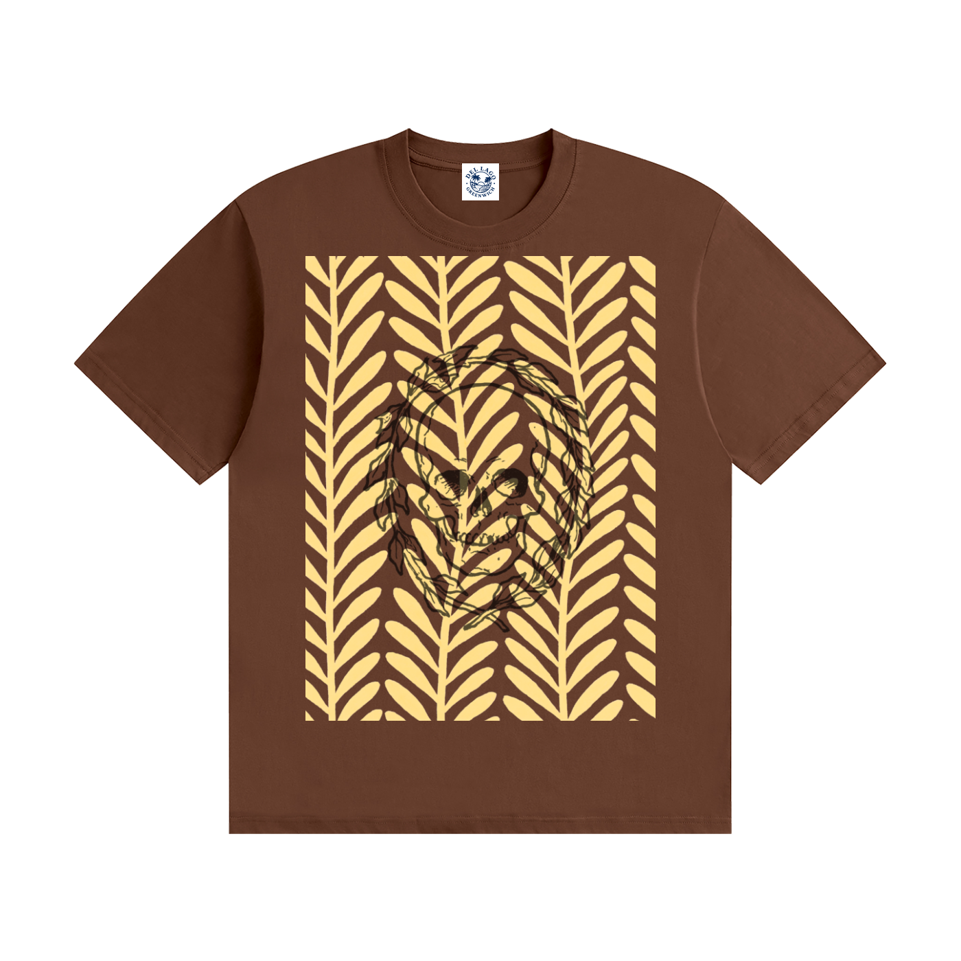 Laurel Skull Tee