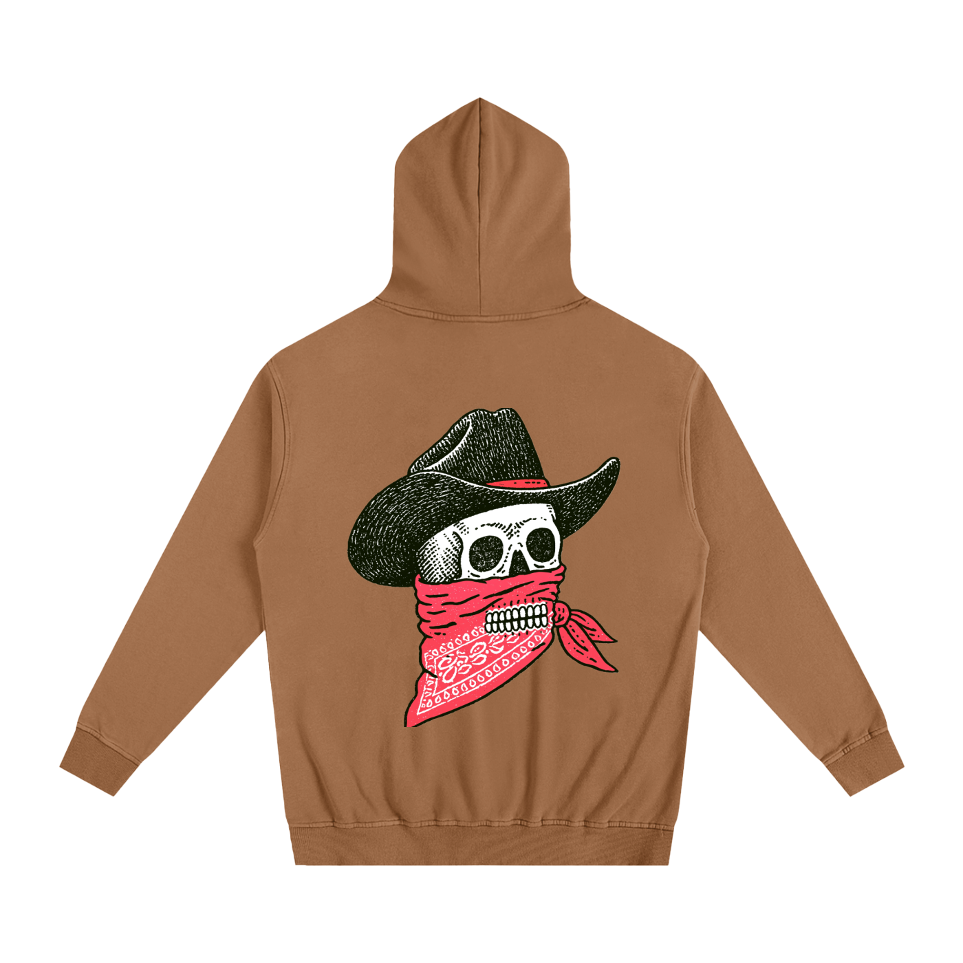 Outlaw Skull Graphic Hoodie