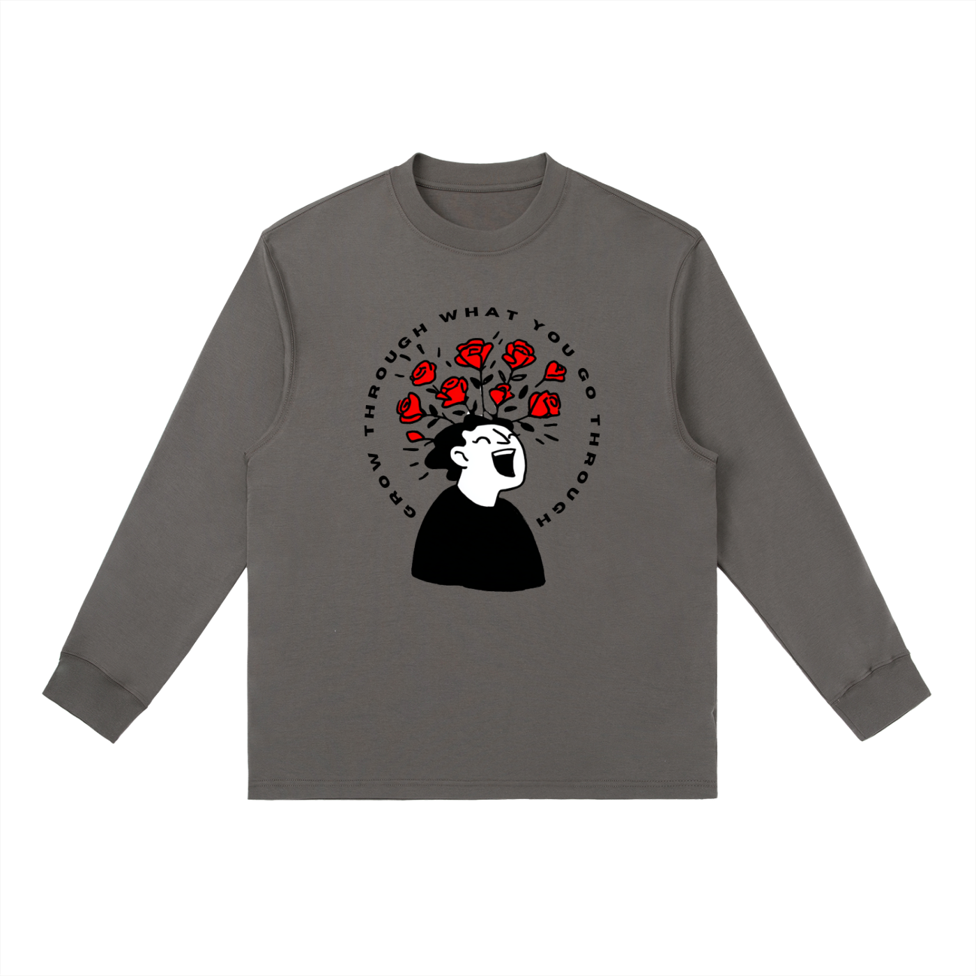 Grow Through Long Sleeve Tee