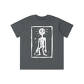 Static Figure graphic printed on loose-fit cotton t-shirt