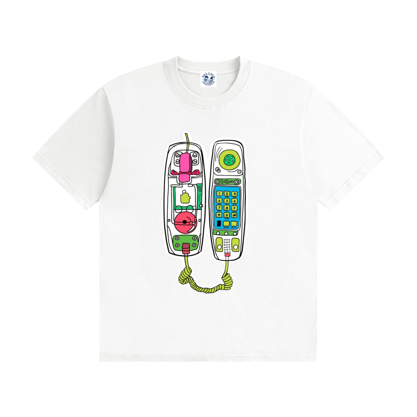CALL ME — Retro Phone Graphic Tee