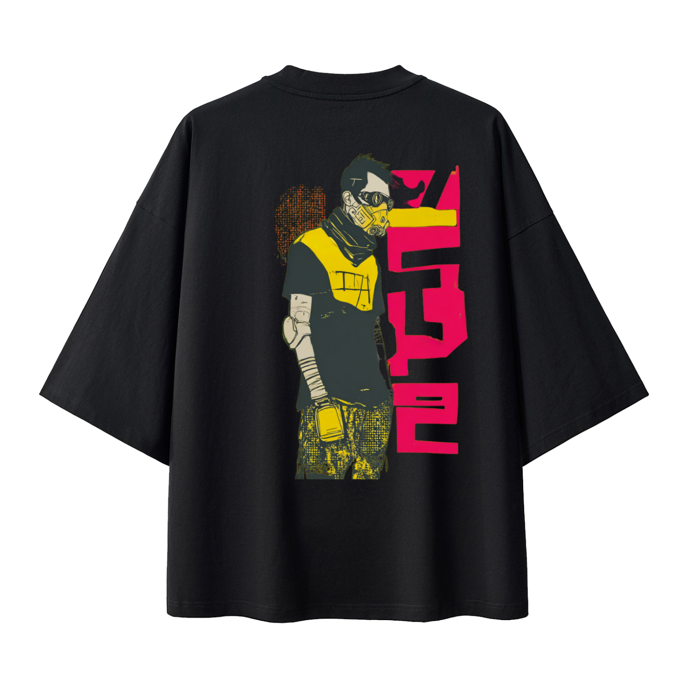 Cyber Street Oversized Graphic Tee
