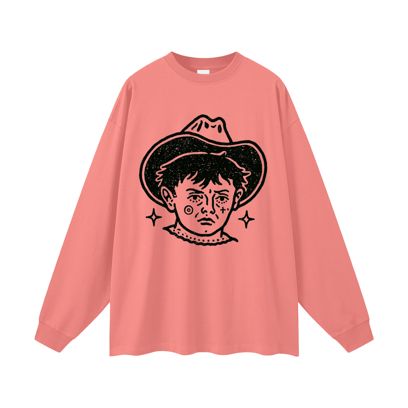 Cowboy Kid Graphic Long Sleeve T-Shirt