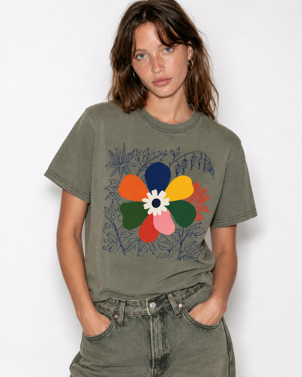 Oddly Wildflower Study Tee