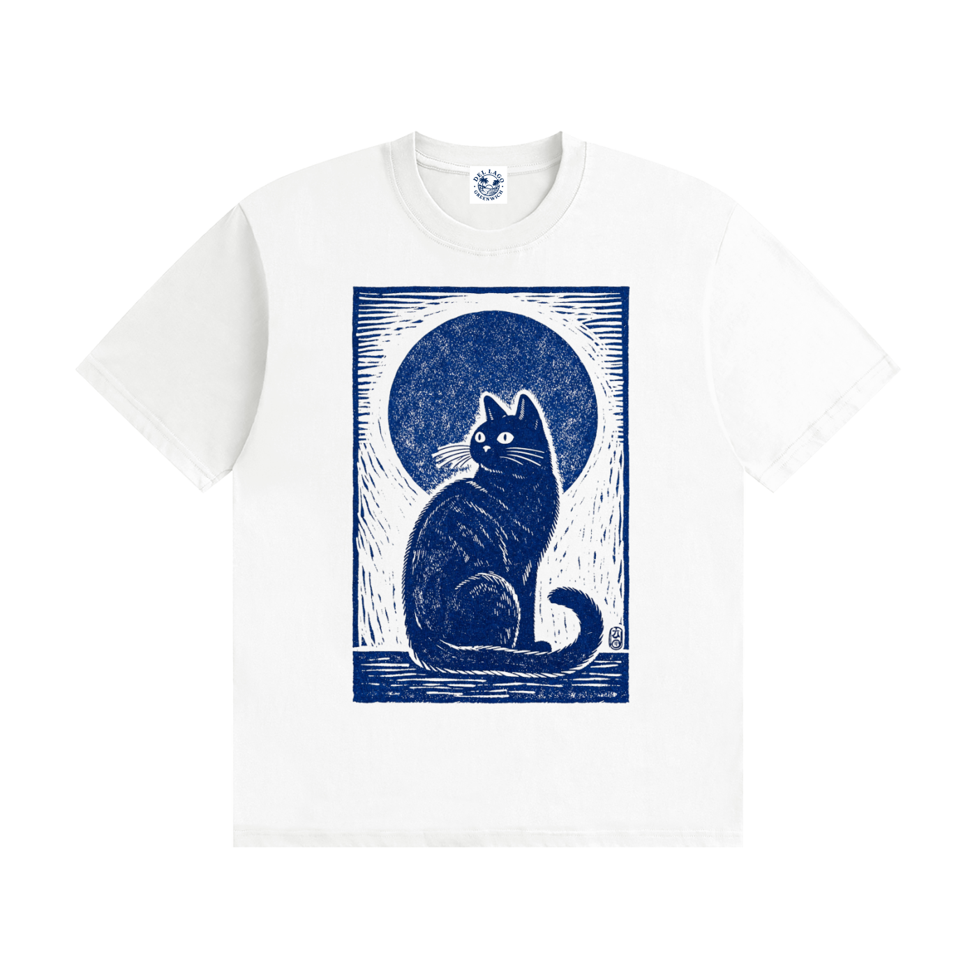 Midnight Cat Graphic Tee