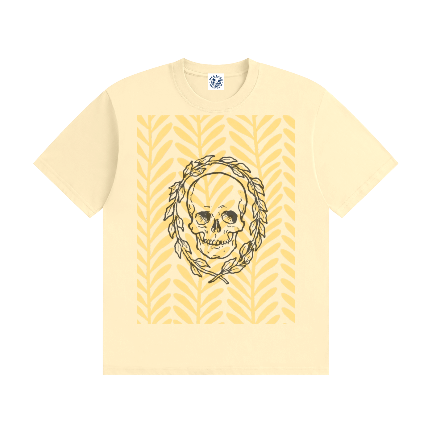 Laurel Skull Tee