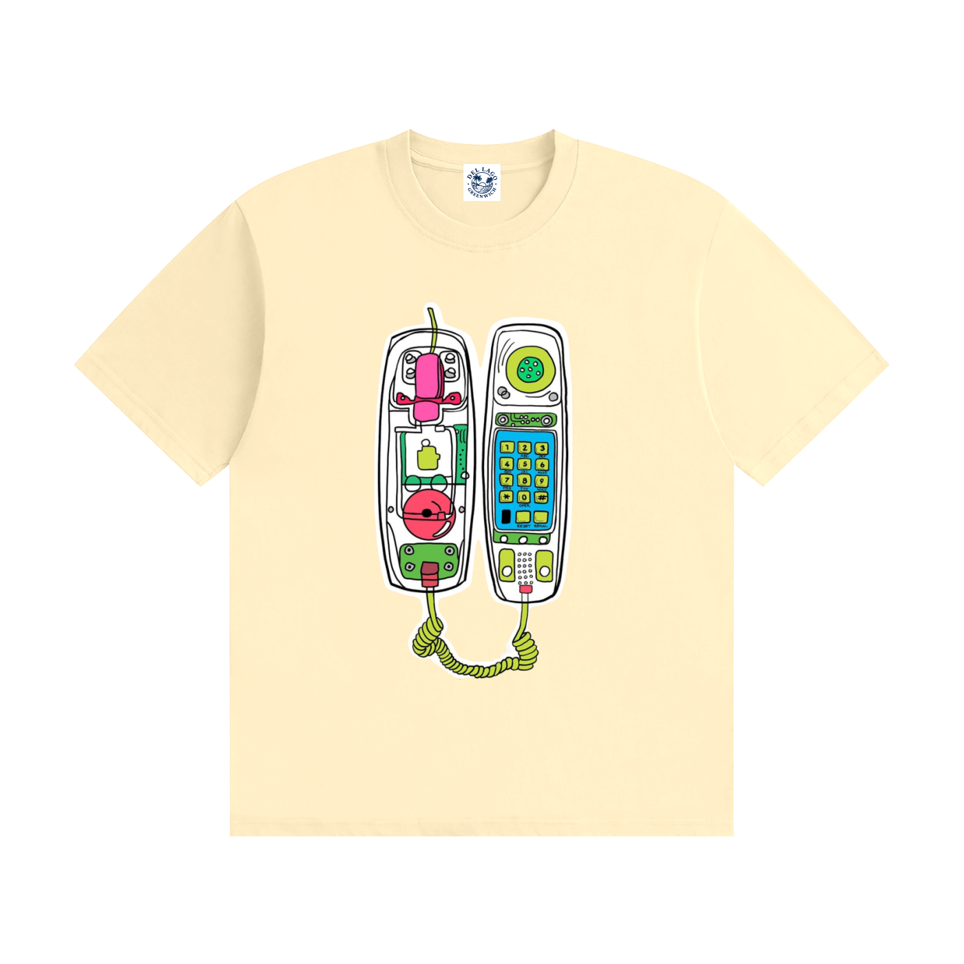 CALL ME — Retro Phone Graphic Tee