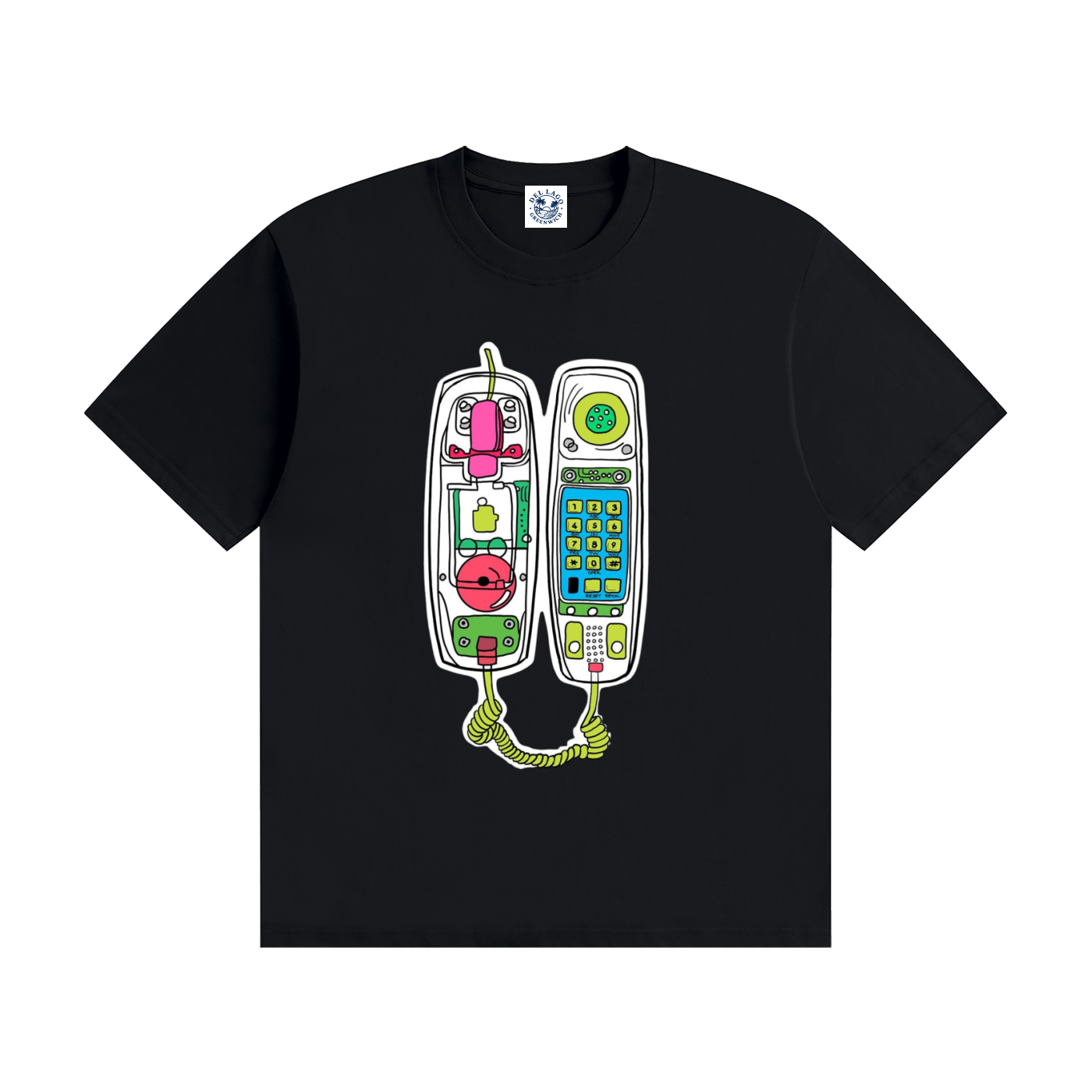 CALL ME — Retro Phone Graphic Tee