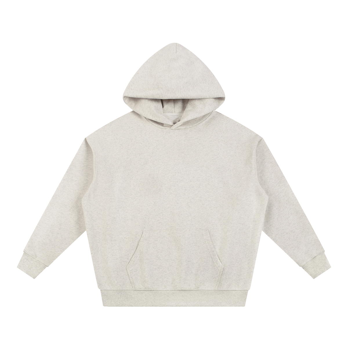 Beige hoodie on a white background
