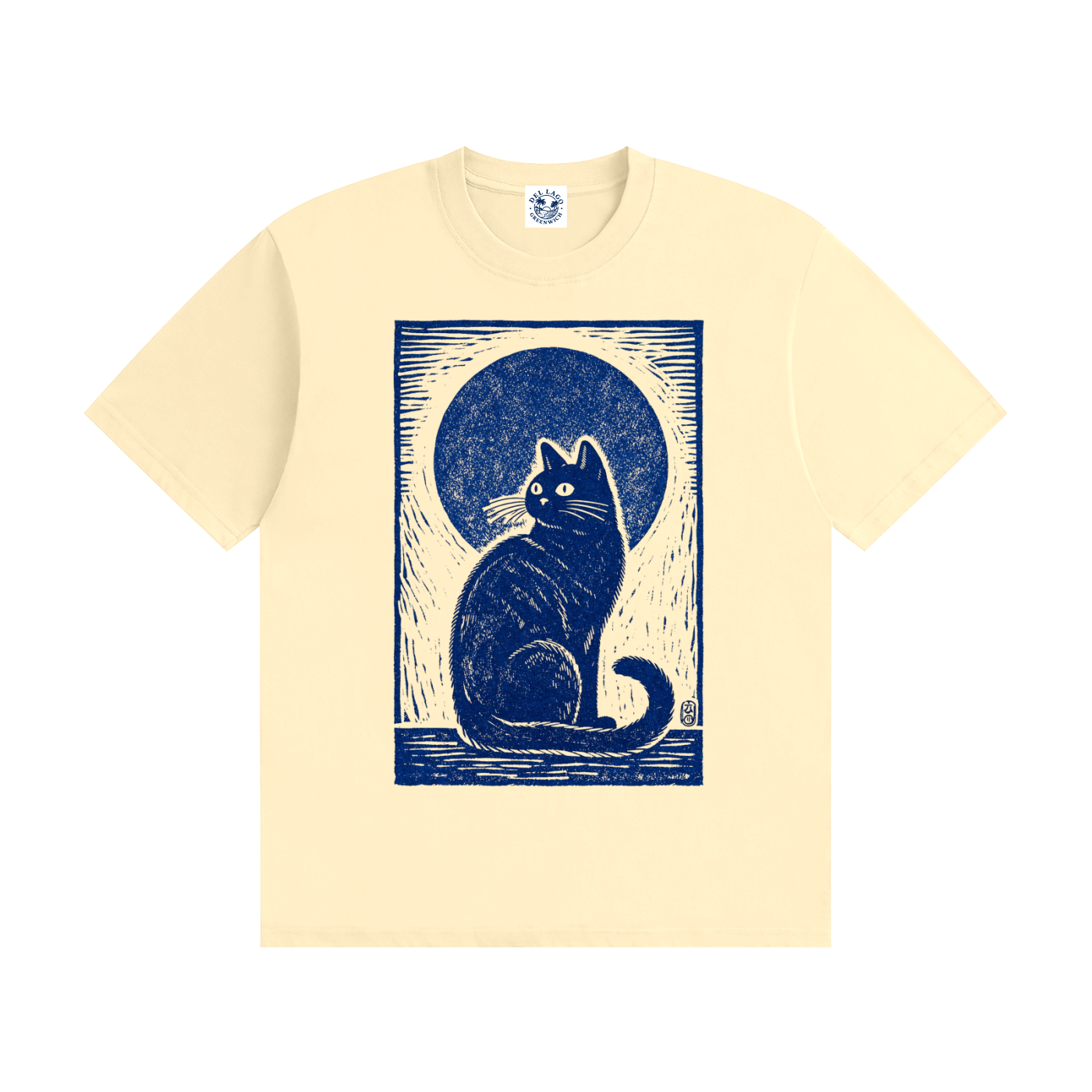 Midnight Cat Graphic Tee