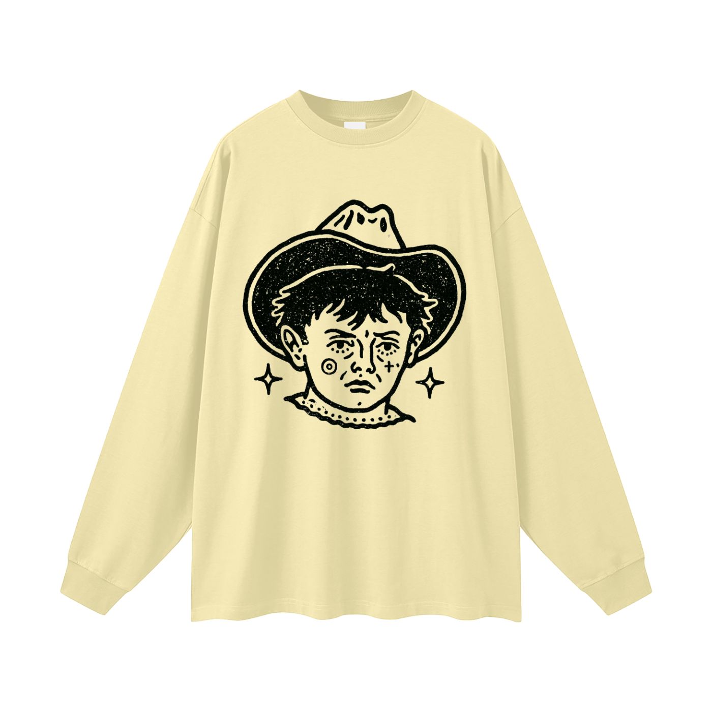Cowboy Kid Graphic Long Sleeve T-Shirt