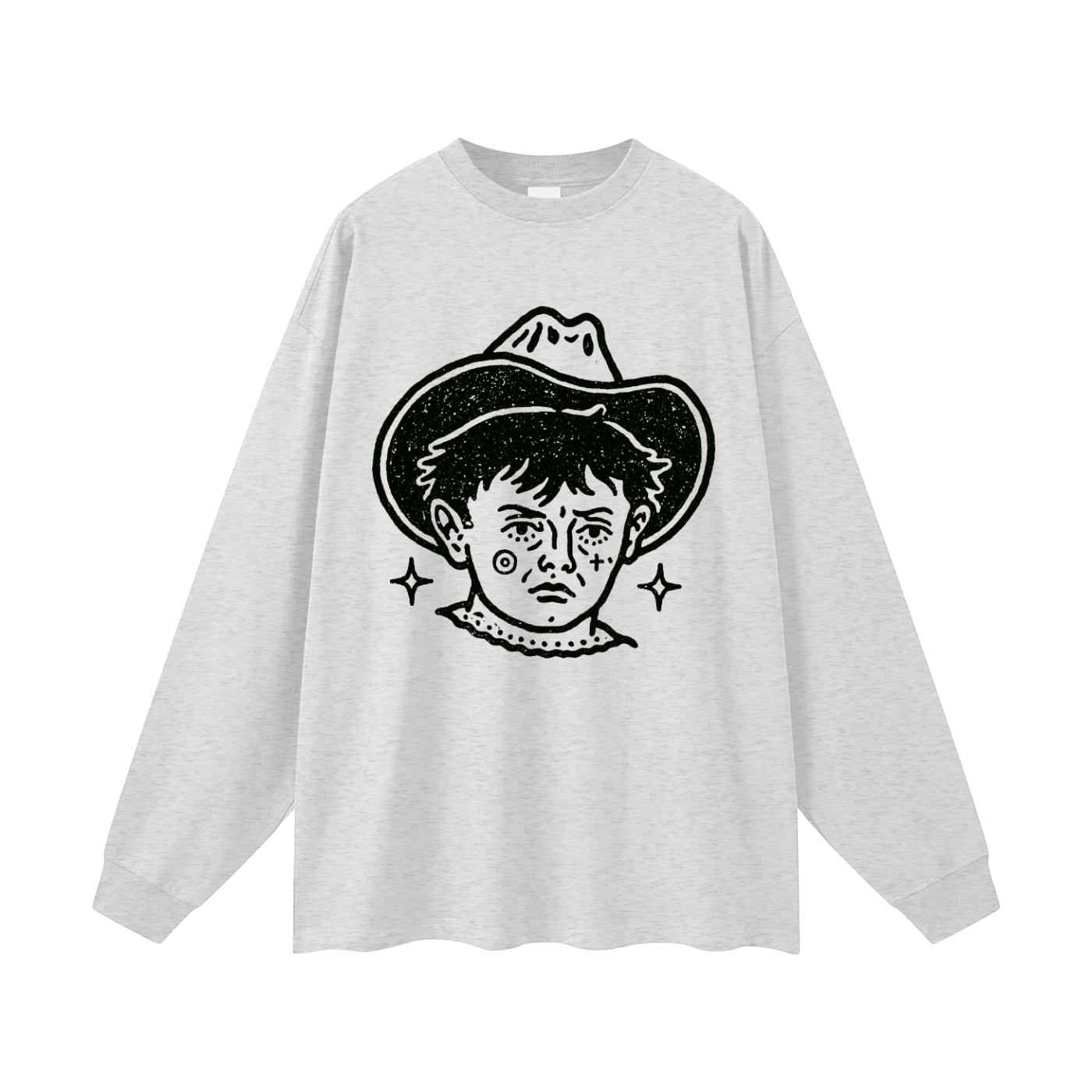 Cowboy Kid Graphic Long Sleeve T-Shirt