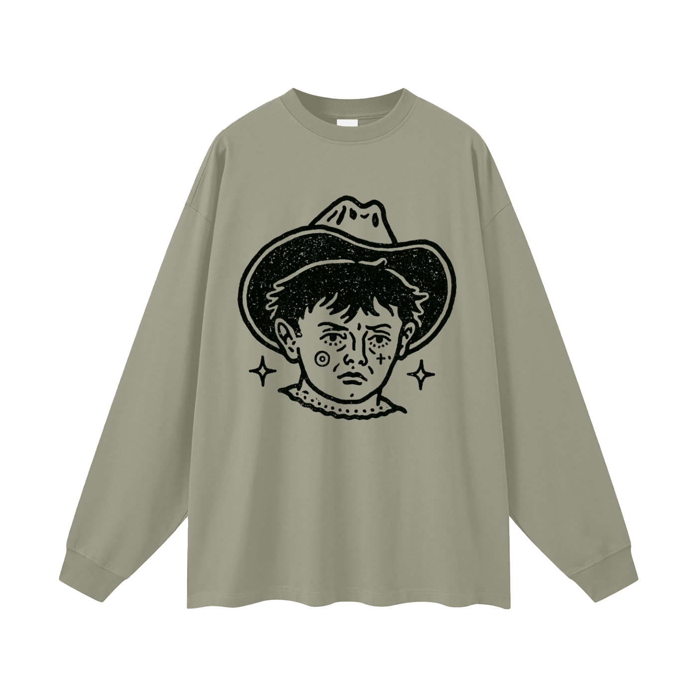 Cowboy Kid Graphic Long Sleeve T-Shirt