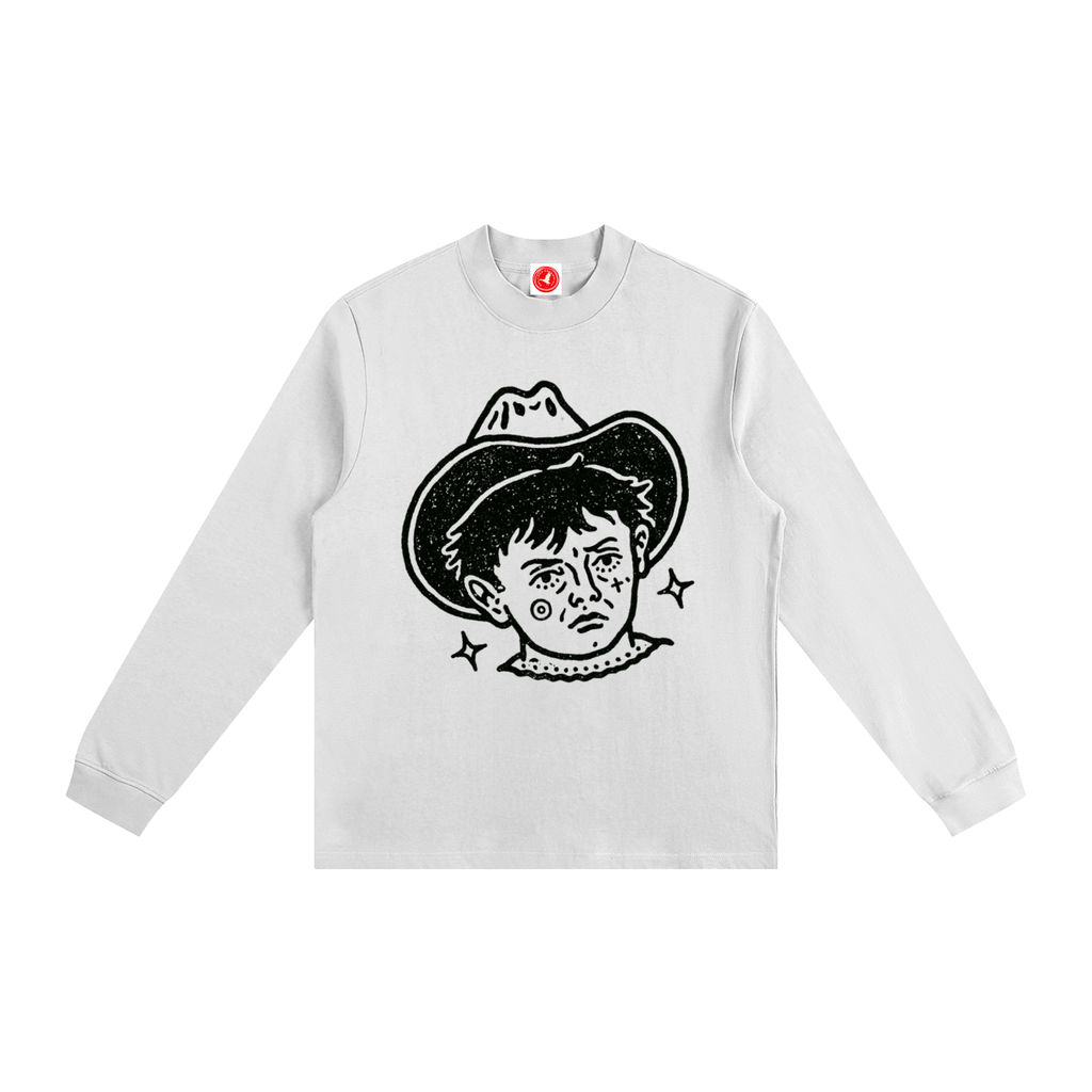 Cowboy Kid Mock Neck Sweatshirt