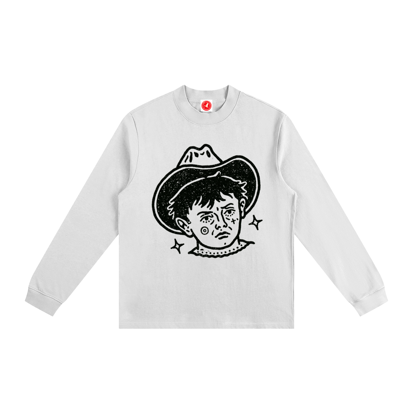 Cowboy Kid Mock Neck Sweatshirt