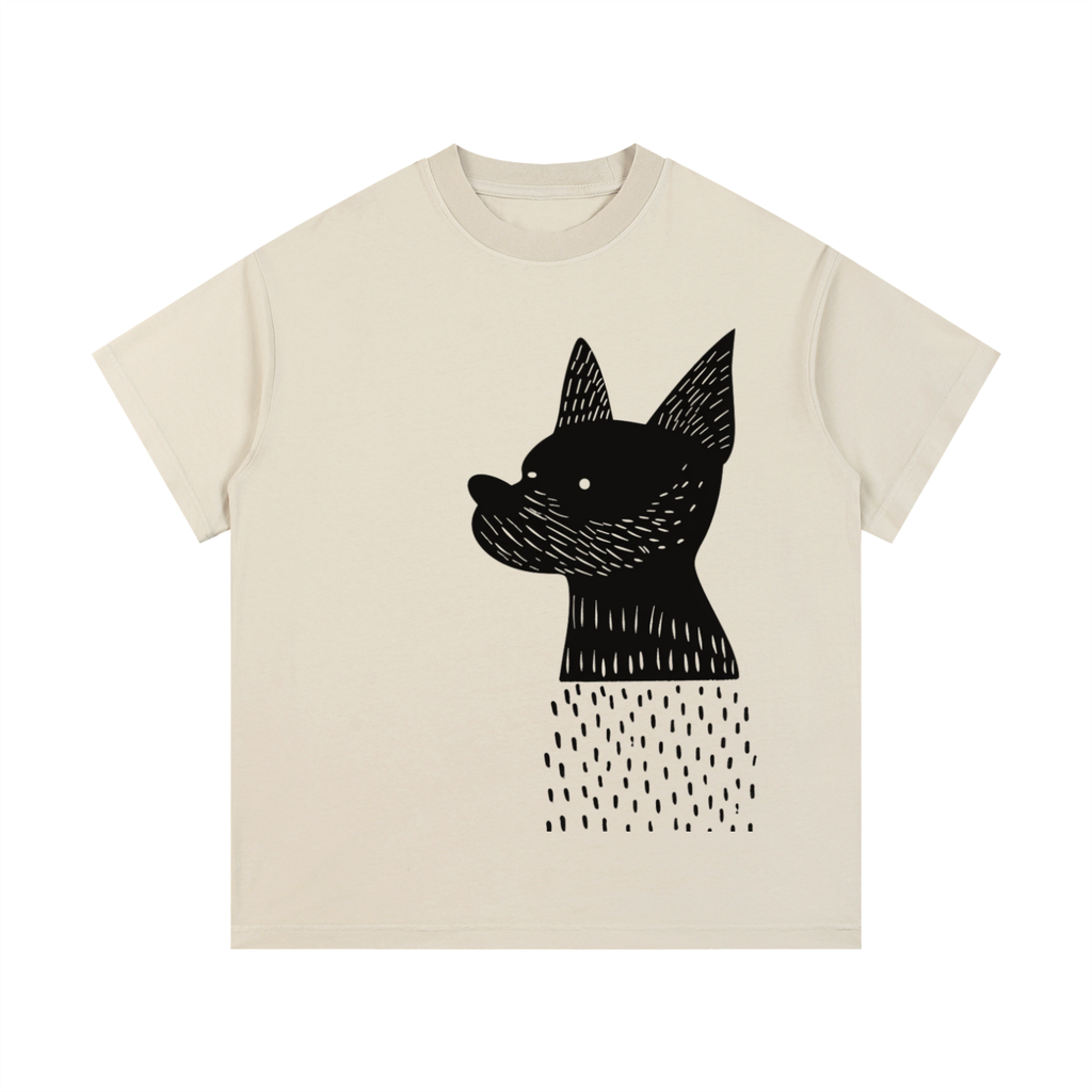 White Minimalist graphic t-shirt featuring retro-inspired artwork on a soft-washed cotton tee.