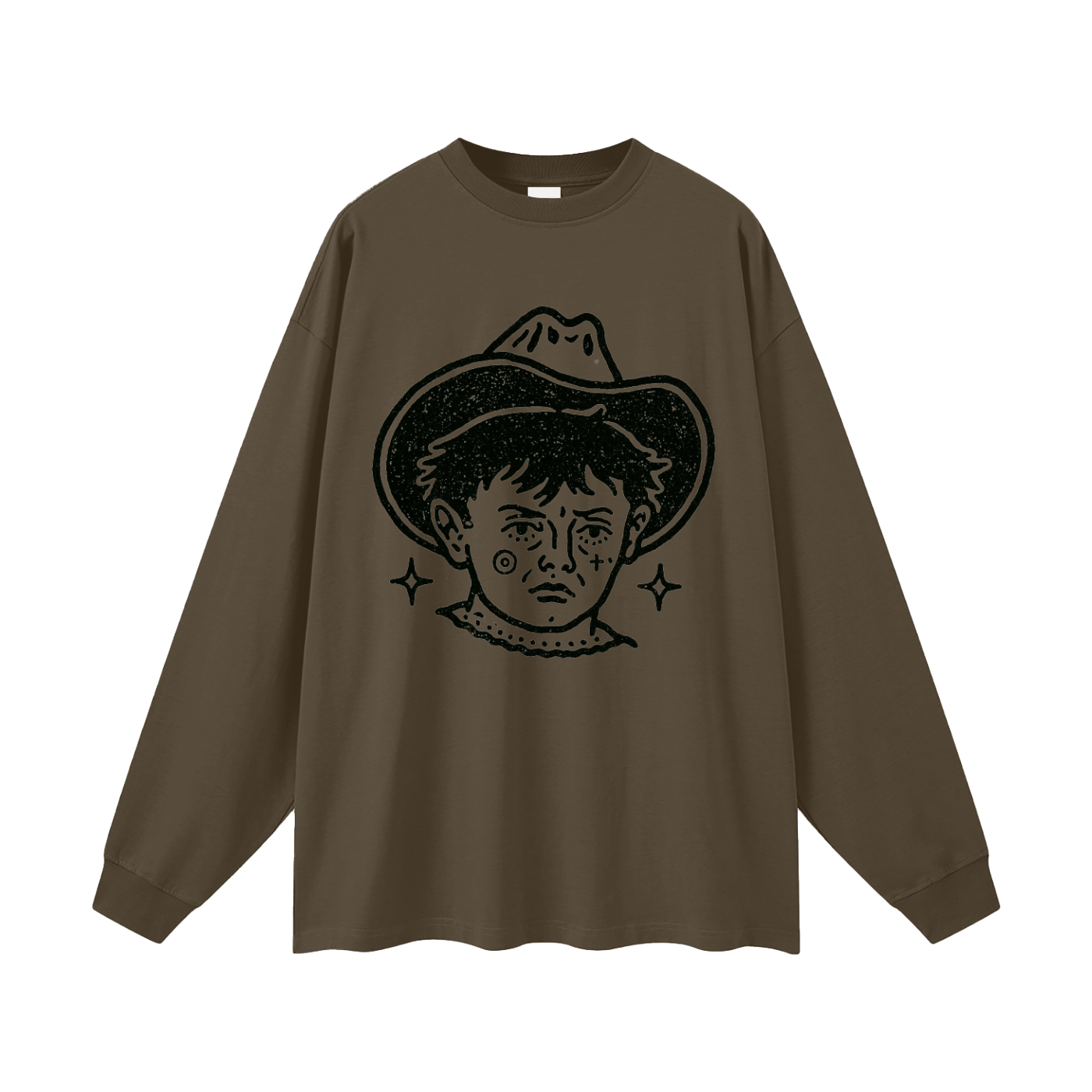 Cowboy Kid Graphic Long Sleeve T-Shirt