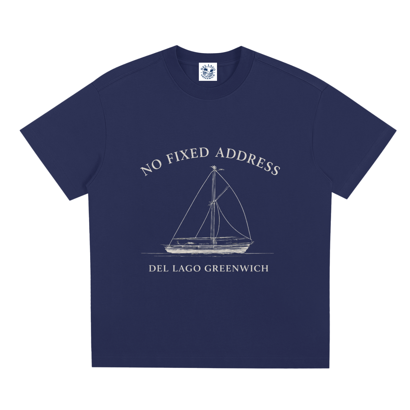 No Fixed Address — Sailboat Graphic Tee