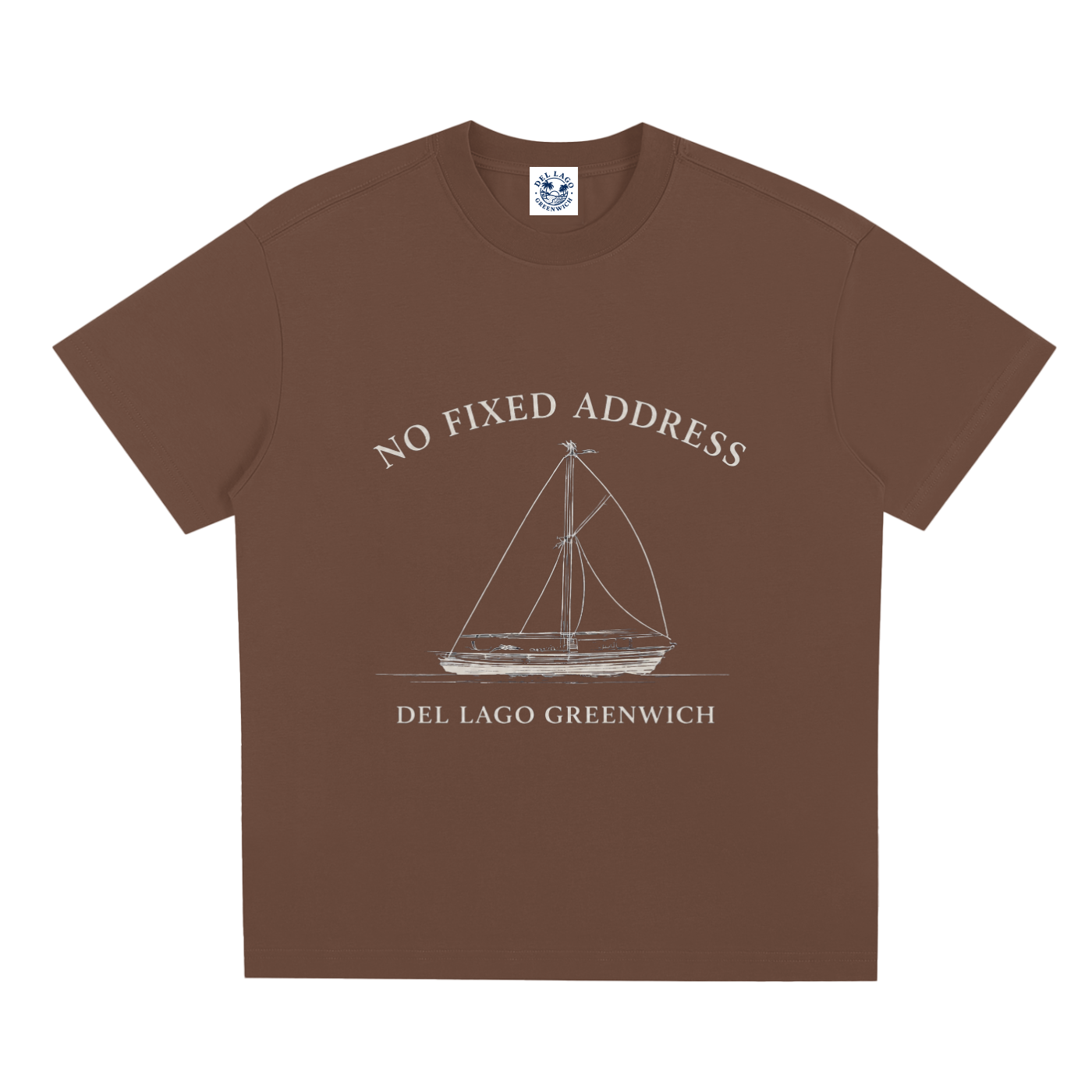 No Fixed Address — Sailboat Graphic Tee