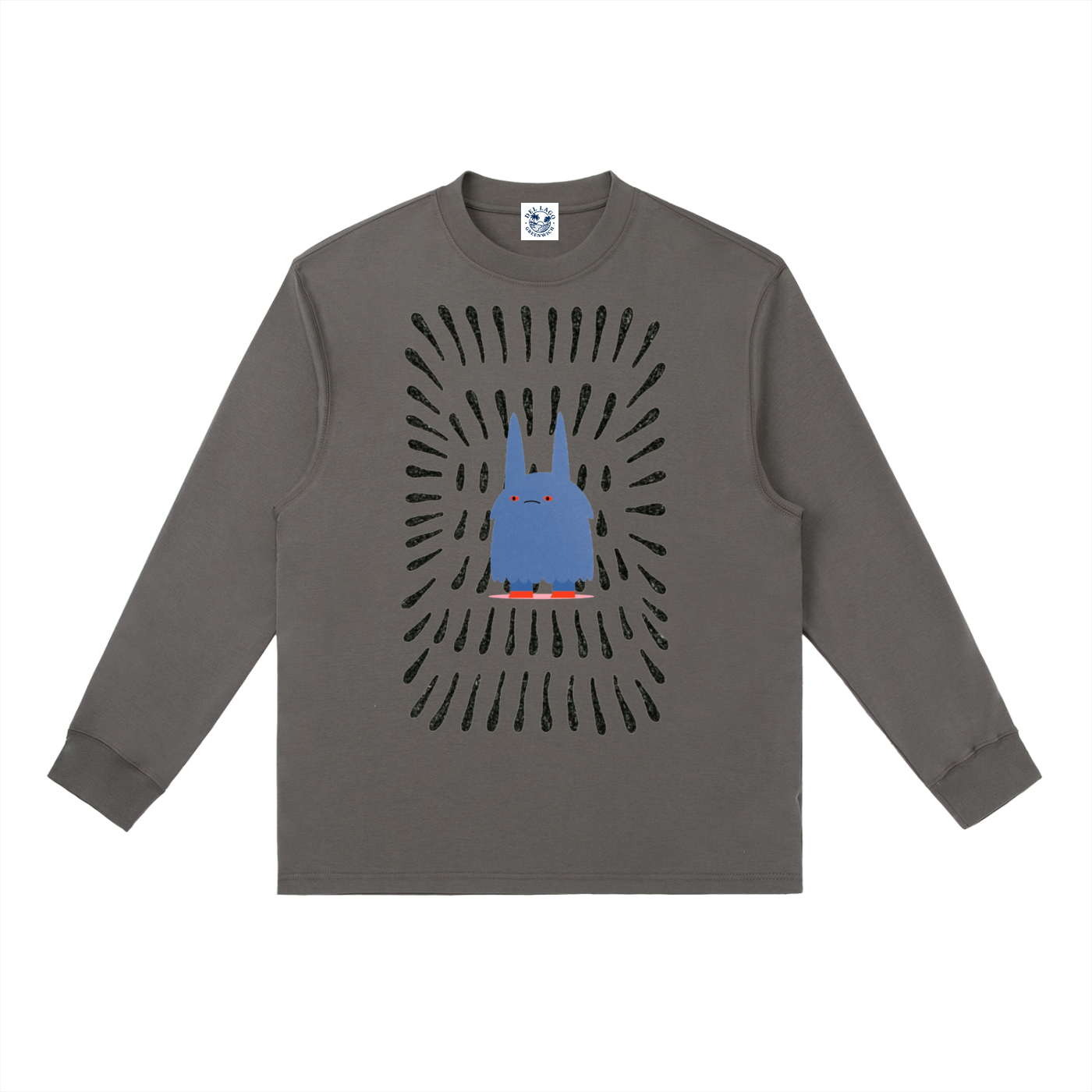 Little Blue Creature Long Sleeve Tee