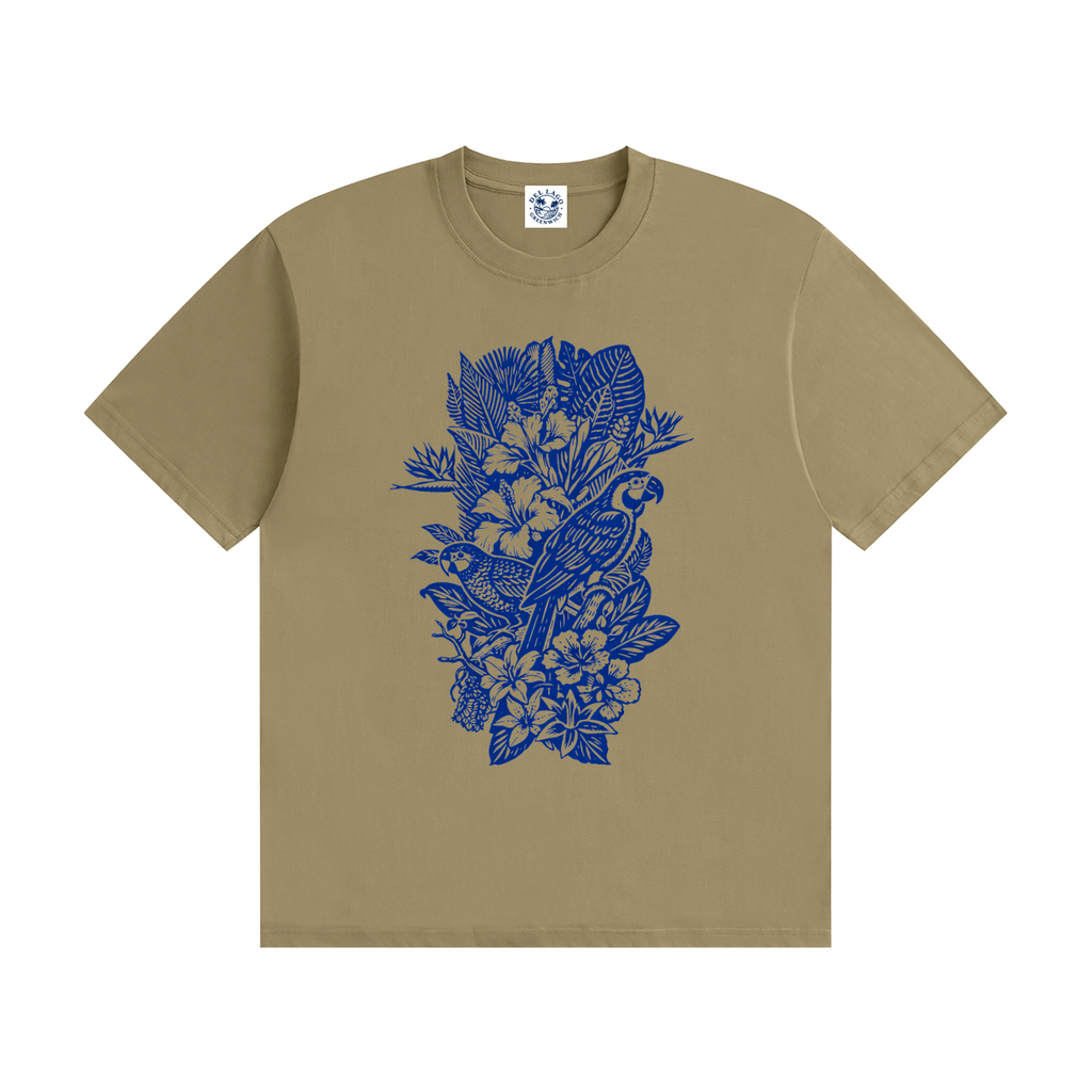 Tropical Bird Garden Graphic Tee