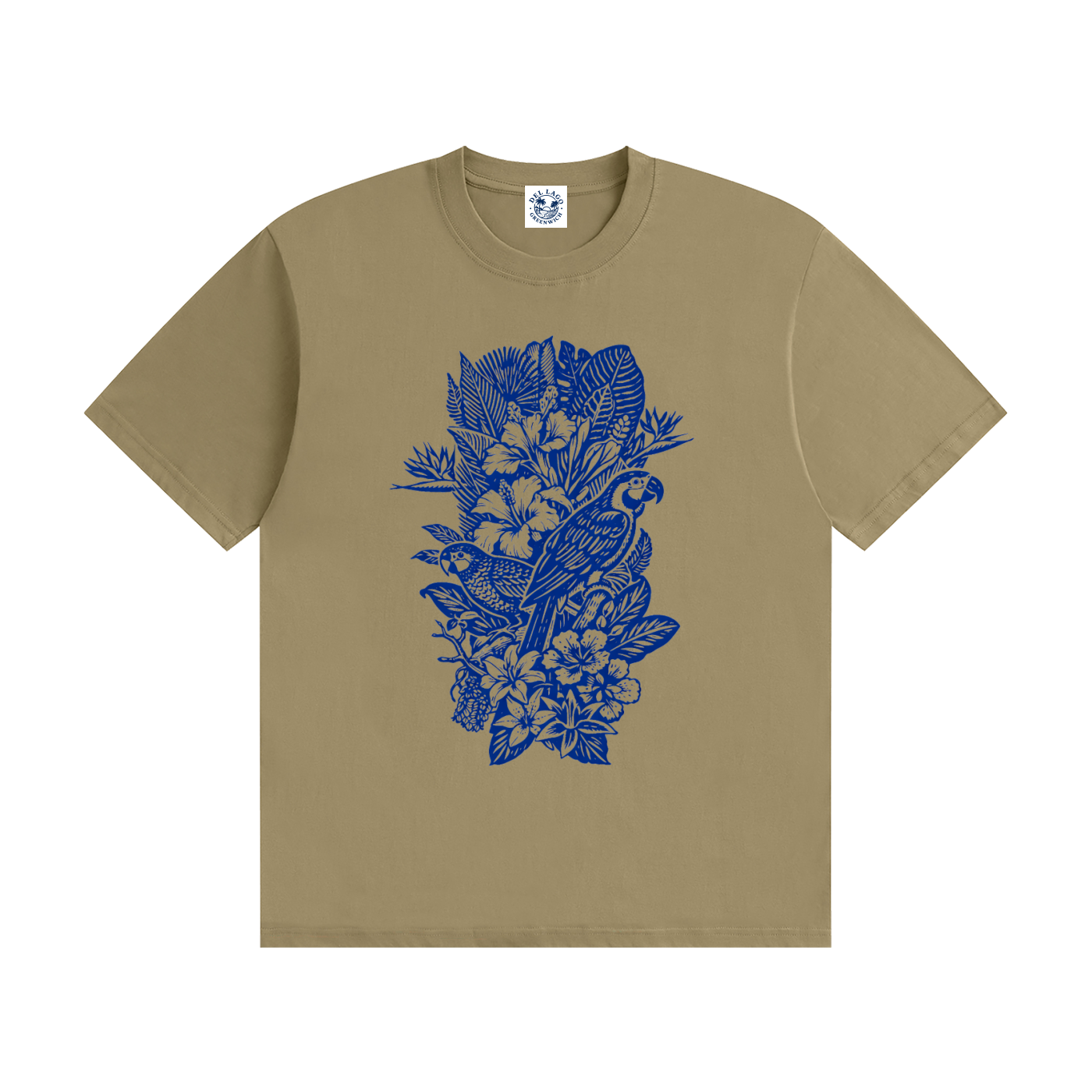 Tropical Bird Garden Graphic Tee
