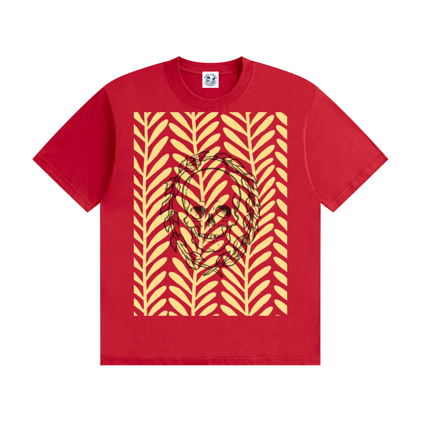 Laurel Skull Tee