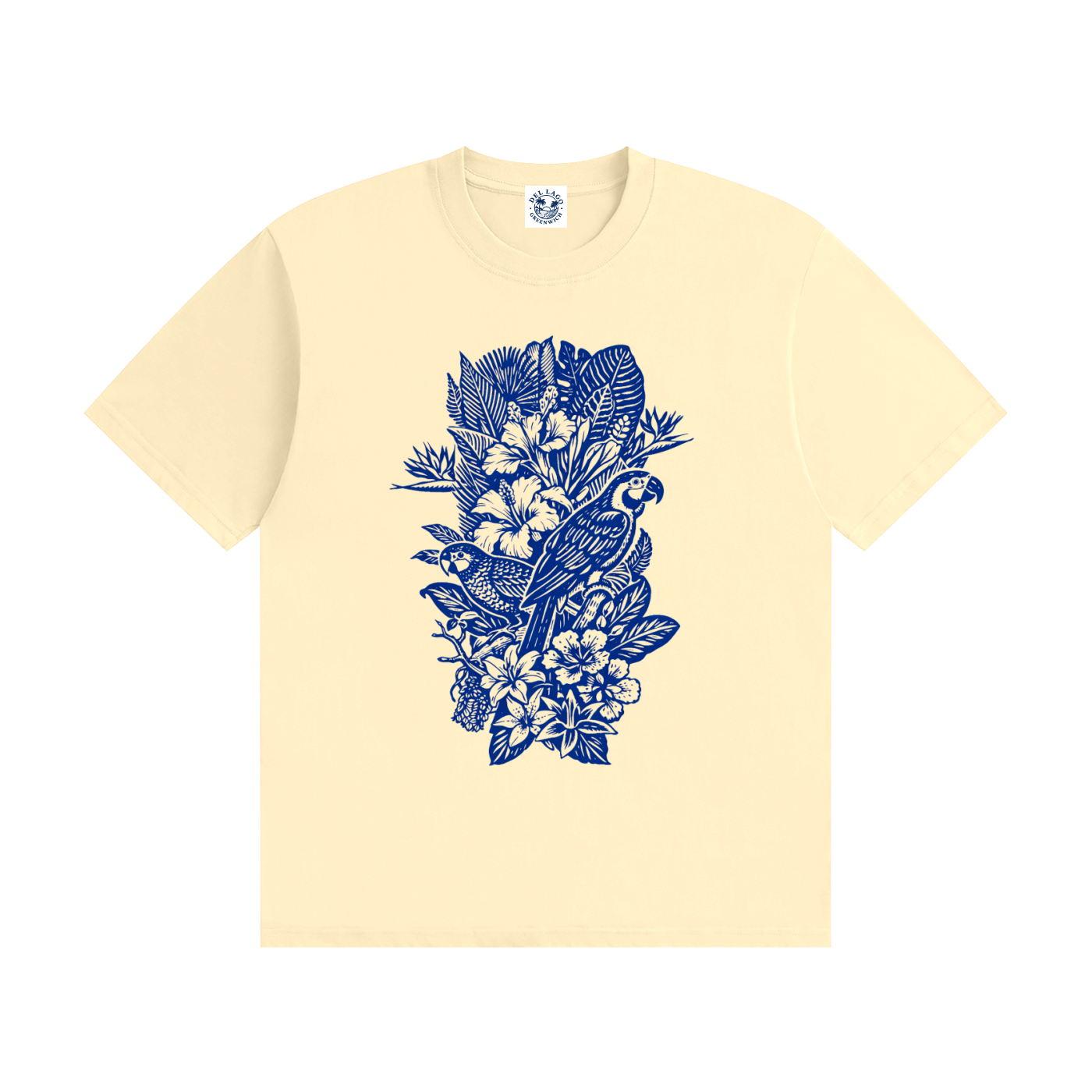 Tropical Bird Garden Graphic Tee