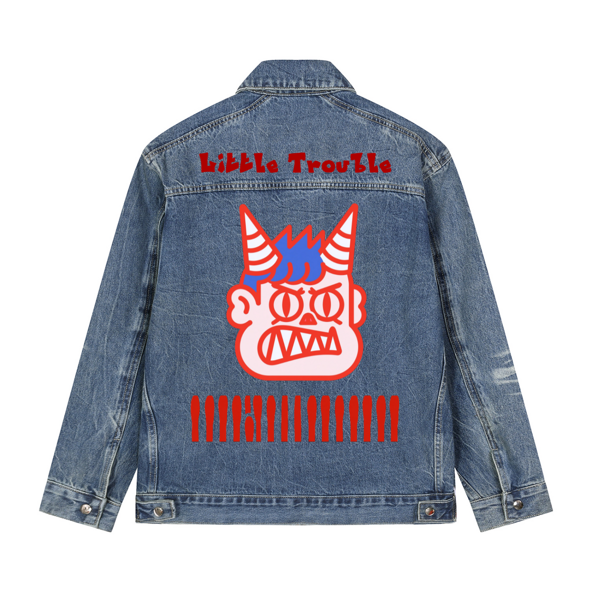 Little Trouble Denim Zip-up Jacket
