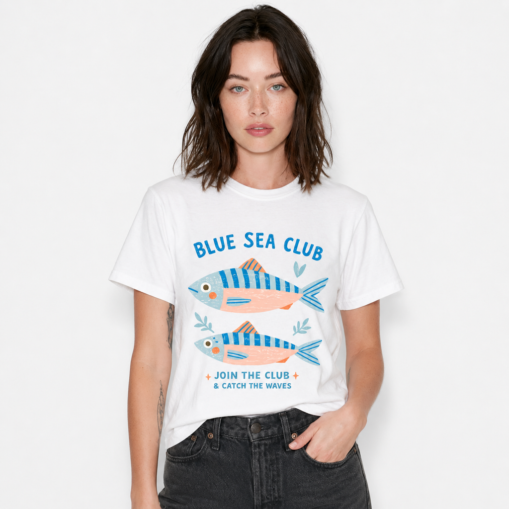 Blue Sea Club Graphic Tee