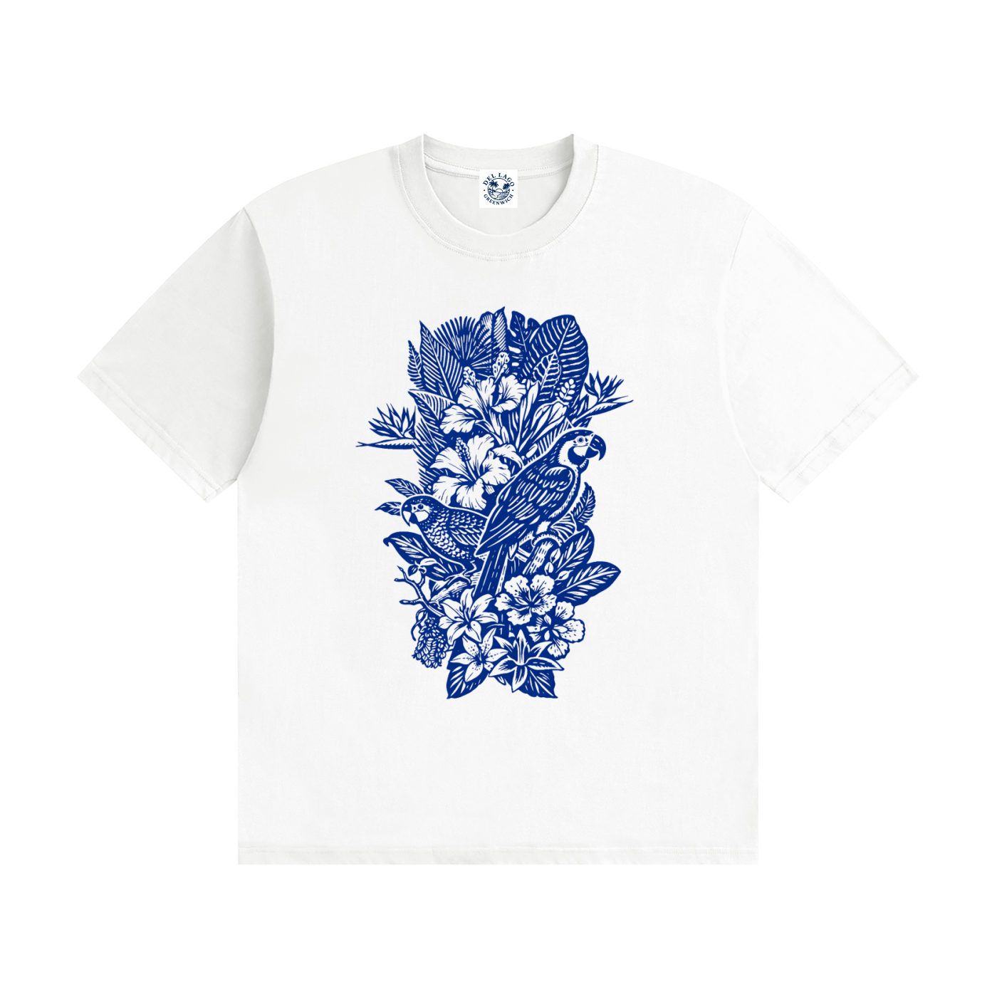Tropical Bird Garden Graphic Tee