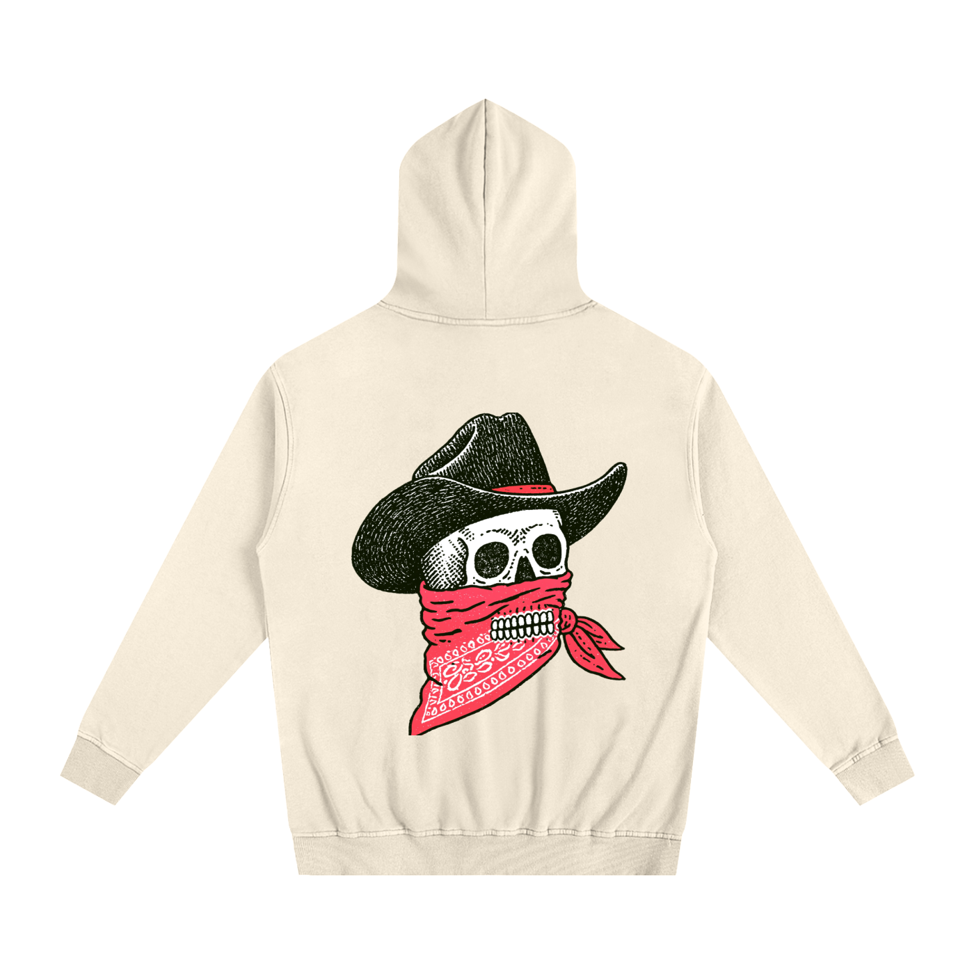 Outlaw Skull Graphic Hoodie
