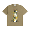 Watercolor Cat Graphic Tee
