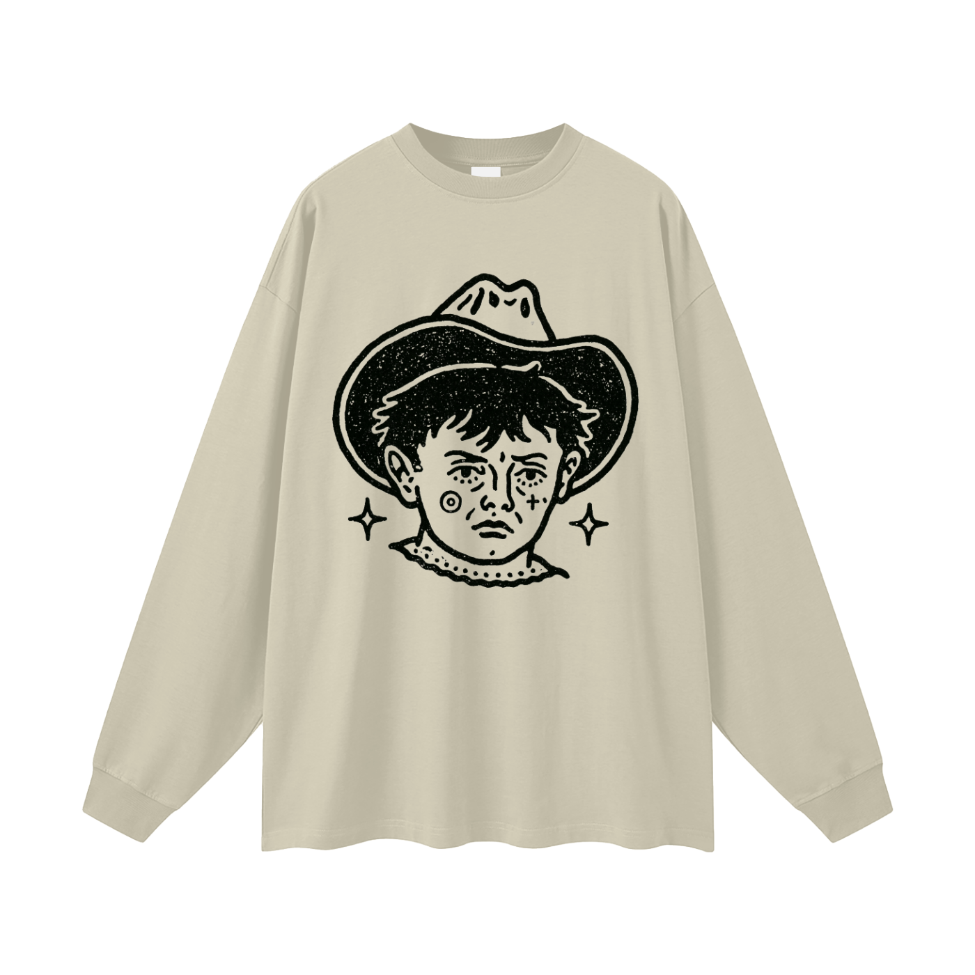 Cowboy Kid Graphic Long Sleeve T-Shirt