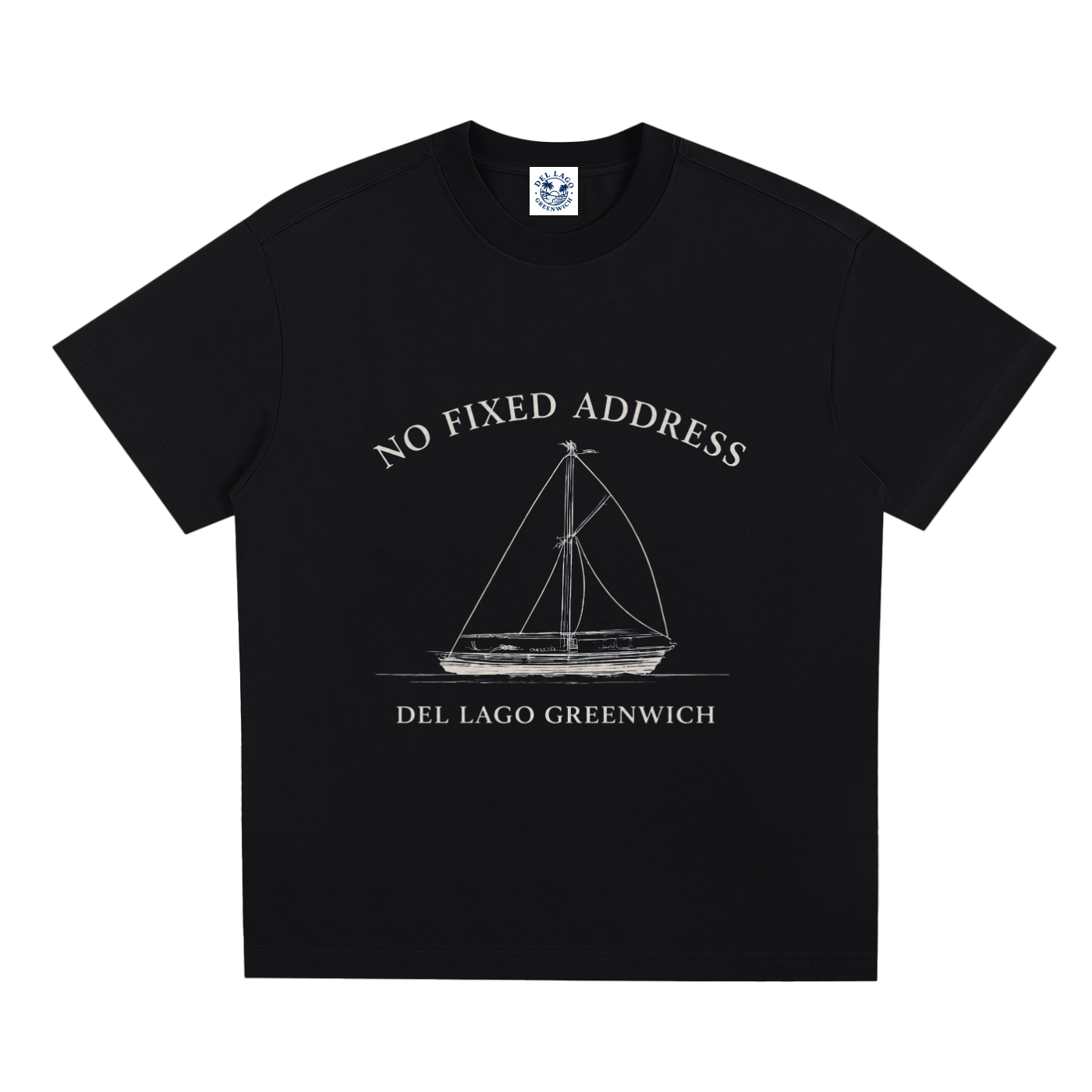 No Fixed Address — Sailboat Graphic Tee