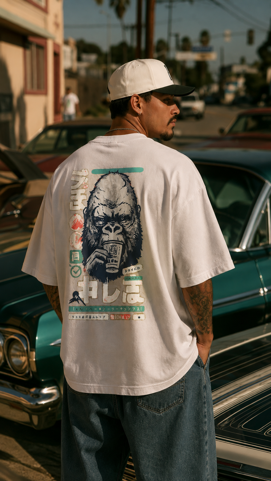 Gorilla Oversized Graphic Tee