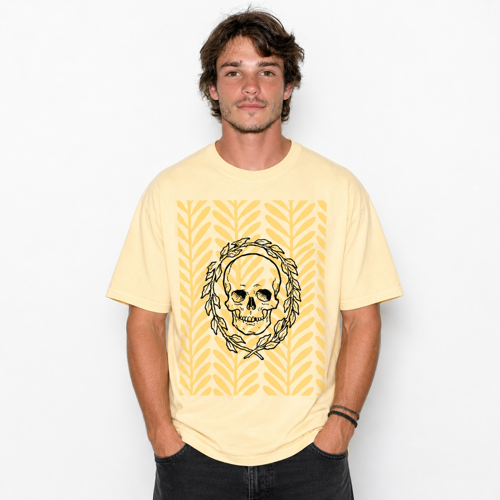 Laurel Skull Tee